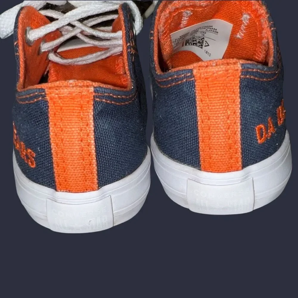 RARE NWOB Toddler Da Bears NFL Chicago Bears Converse All Star Sneakers Size 7C
